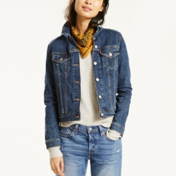Levis Denim Trucker Jacket - S - Picture 3 of 6